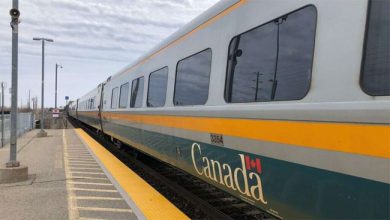 صورة أطلقت شركة ” Via Rail Canada  ” قطار التاسعة صباحًا الى تورونتو