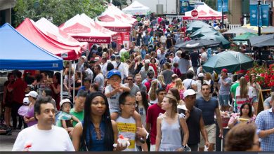 صورة شارع في تورونتو بدون سيارات عبر مبادرة “I Heart Market Street”