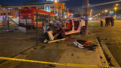 صورة إصابة 8 أشخاص في حادث تصادم خطير بتورونتو