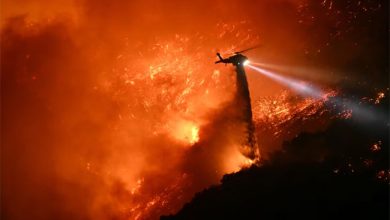 صورة بفرق من ألبرتا وكولومبيا البريطانية..كندا تدعم إطفاء الحرائق في كاليفورنيا
